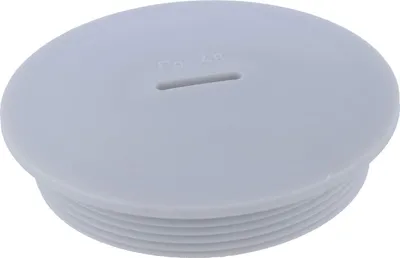 Image de Bouchon aveugle PG48x1,588 KBR-48 rond avec joint torique en polyamide (PA) Longueur du filetage 12,0 mm - 1 pièce