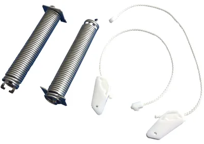 Produktbild von Seilzug Tür Geschirrspüler Bosch Siemens Neff 754869 00754869 2er Set Farbcodierung Schwarz