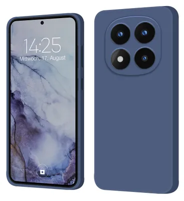 Produktbild von Hülle für Xiaomi Redmi Note 14 Pro+ 5G Case Cover Bumper Silikon Softgrip Schutzhülle Farbe: Lavendelblau