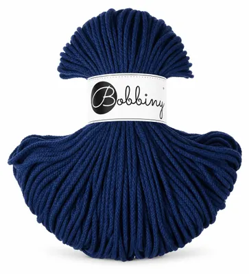 Obrázok produktu pre Bobbiny Junior 3 mm 100 m Ink Blue Špagát, Obrázok generovaný UI