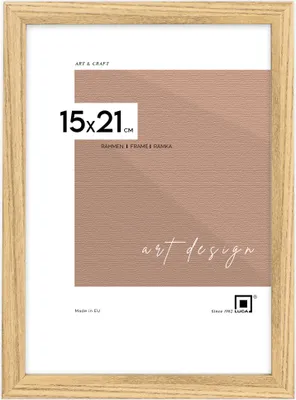 Obrázek produktu pro Rámečky LUCA®, FDM, rám na obrázek, barva dub, 15x21 cm