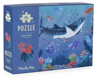 Produktbild von Leuchtendes Unterwasser-Puzzle - Paulies Abenteuer, Moulin Roty