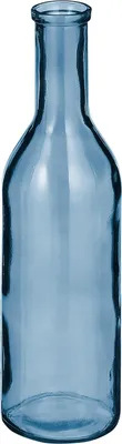 Produktbild von Mica Decorations Rioja Glasflasche - H50 x Ø15 cm - Recyceltes Glas - Hellblau