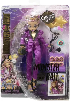 Image de MATTEL Monster High Scary Ball Clawdeen HNF69
