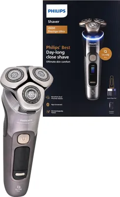 Image de Philips i9000 Prestige Ultra XP9402/31 Rasoir électrique peau sèche et humide avec SkinIQ Pro