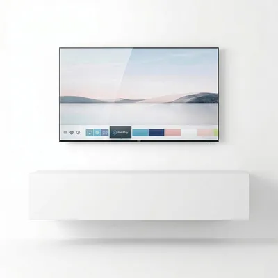 Produktbild von InnoFurn TV-Lowboard Vela, hängend, Weiß matt, 139 x 31 x 27 cm