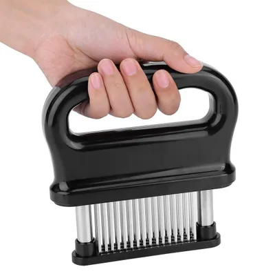Fleischklopfer, 48 Edelstahlnadeln, ultrascharf, für Steak