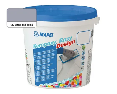 Obrázek produktu pro MAPEI® KERAPOXY Easy Design 2K 3 kg 127 arktická šedá Lepidlo na spáry obkladů a dlažeb z epoxidové pryskyřice