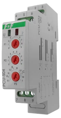 Zeitrelais PCU-504 UNI, DIN-Schiene, 10 A, 0,56 W, 1 Stück