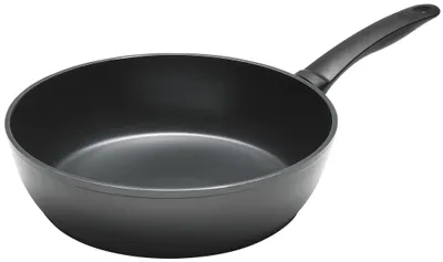 Bratpfanne mit hohem Rand, 28 cm, Antihaft, Induktion, schwarz