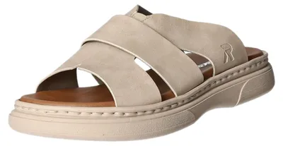 Produktbild von Rieker Damen Pantolette mit sehr leichter Plateau Laufsohle V3089, Größe:40 EU, Farbe:Beige