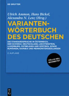 Produktbild von Variantenwörterbuch des Deutschen