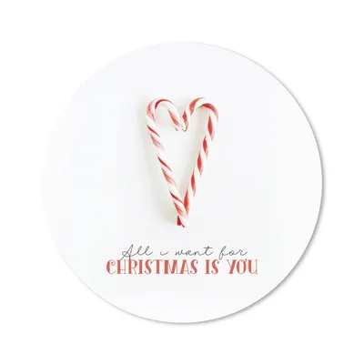 Produktbild von MuchoWow® Mauspad Mousepad Weihnachten - Süßigkeiten - Zitat 20x20 cm - Mousepads - Maus Mat - Pad - Mausunterlage - Schreibtischmatte