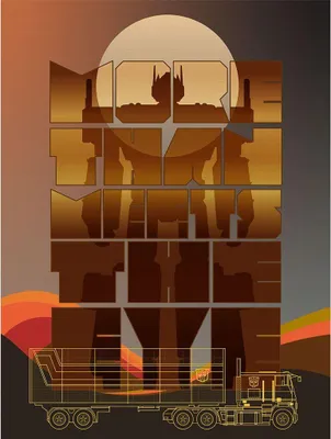 Image de Transformers - Impression sur toile "More Than Meets The Eye" PM11679 (80 cm x 60 cm) (Gris/jaune doré/orange/marron/ambre)