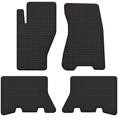 Obrázek produktu pro Gumové rohože vhodné pro Jeep Grand Cherokee II Sada gumových rohoží černá + zátka