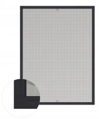 Produktbild von Prestige SlimLine Aluminium-Rahmen-Fliegengitter 70x150cm Anthrazit
