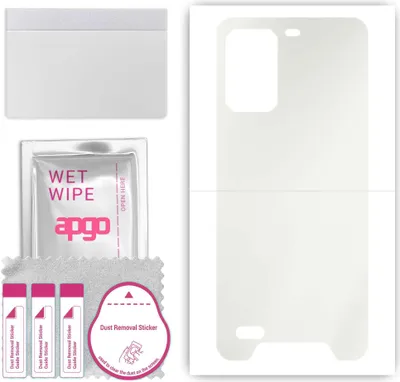 Produktbild von apgo Rückseite Schutzfolie, Matt, kompatibel mit Ulefone Armor 7E, Hinten Hydrogel-Displayschutzfolie mit Positionierhilfe, kratzfest, einfache Montage