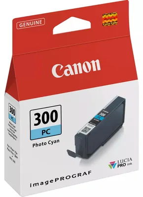 Produktbild von Canon PFI-300PC Tinte Foto-Cyan, Foto zyan, 1 Stück(e), 625 Seiten, Einzelpackung