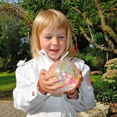 Produktbild von EduPlay Flummi-Ball "Diamant Regenbogen", Einzeln