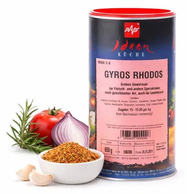 Obrázok produktu pre Repka olejná – Gyros Rhodos, konzerva 650 g