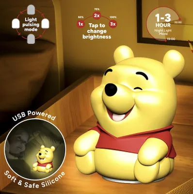 Produktbild von Winnie Puuh – „Squishyglo“-Dekorationslampe mit Ladefunktion
