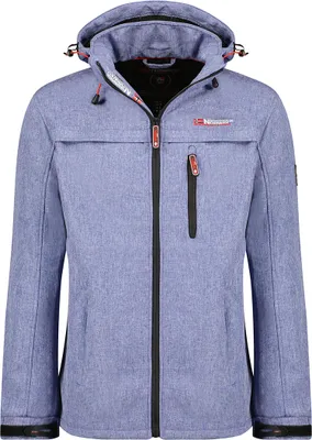 Produktbild von Geographical Norway Herren Softshell Übergangsjacke Model: Tarmak, Farbe: Blau, Größe L