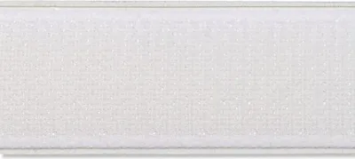 Produktbild von Interdeco Klettband / Pilzband selbstklebend 20 mm Weiß, Pack. 3 Meter