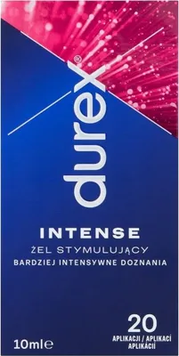 Produktbild von Durex Intense, 10 ml, Gleitmittel auf Wasserbasis, Spezial für Frauen Gleitgel