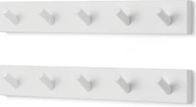 Produktbild von Famanu Wandgarderobe mit 5 Haken - Weiß