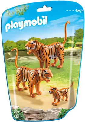 Produktbild von PLAYMOBIL City Life 2 Tiger mit Baby, 4 Jahr(e), Mehrfarbig, Kunststoff