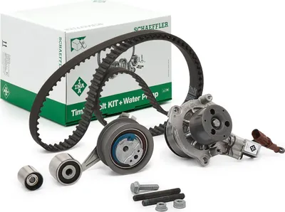Produktbild von INA 530 0759 30 Zahnriemensatz + Wasserpumpe für VW Passat Variant (3G5, CB5) Golf VII Variant (BA5, BV5) TIGUAN (AD1) für SKODA Octavia III Combi