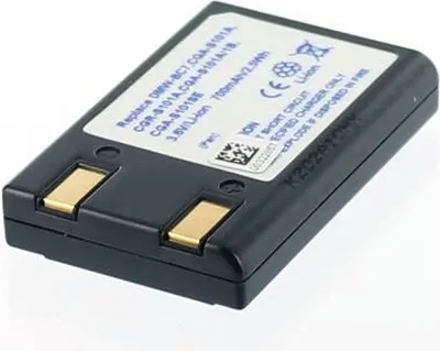 Produktbild von Akku für Panasonic CGR-S101A Li-Ion 3,6 Volt 650 mAh anthrazit.