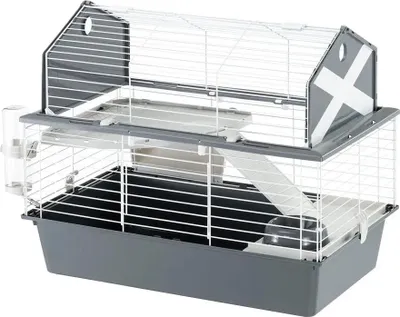 Produktbild von Ferplast Kaninchenkäfig Barn 80 78x48x65 cm Rot