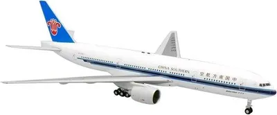 Produktbild von Flugzeugmodell B777 aus Metall im Maßstab 1:350 - Detailgetreues Passagierflugzeug