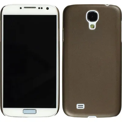 Produktbild von PhoneNatic Case kompatibel mit Samsung Galaxy S4 - Hülle braun Slimcase Hard-case + 2 Schutzfolien