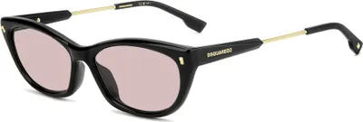 Immagine prodotto di Dsquared2 D2 0209/G/S BLACK PINK 57/16/145 Occhiali da donna Occhiali da sole