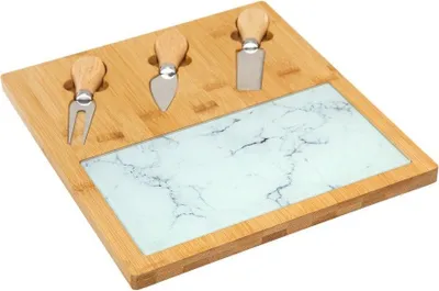 Image de Plateau de service pour fromages, 5 pièces, 30 x 28 cm