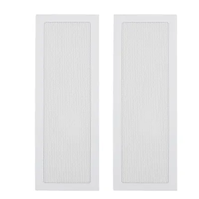 Image de 2x Filtre à poussière pour ventilateur de PC Blanc - Filtre magnétique en PVC 120x360 mm pour ventilateur de boîtier & bloc d'alimentation - Grille de filtre à mailles fines