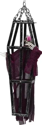 Immagine prodotto di Decorazione Halloween scheletro 40 x 13 cm gabbia