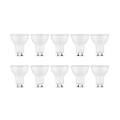 Produktbild von 10 x 7 Watt GU10 LED Leuchtmittel Leuchte LED Spot|Ø50mm|Warmweiß|700 Lumen 110°