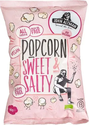 Productafbeelding van John Altman Popcorn Sweet And Salty (90 gr)