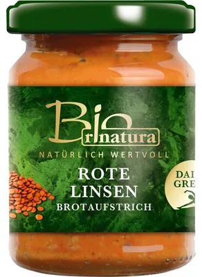 Zdjęcie produktu dla Organiczna pasta z czerwonej soczewicy