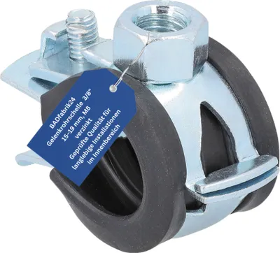 Produktbild von BADfabrik24 Gelenkrohrschelle 3/8", 15-19 mm, M8
