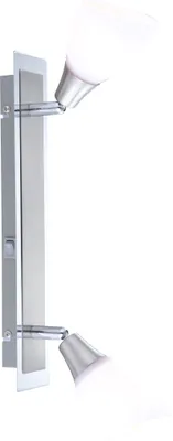 Produktbild von Globo Frank Strahler Chrom Nickel matt, 2xE14; 5450-2