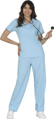 Produktbild von Fiestas Guirca - Krankenschwester-Kostüm für Damen Set FG893 (M) (Blau)