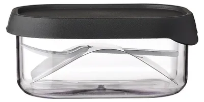 Obstbox Take a Break, 250 ml, Nordic black, mit Gabel
