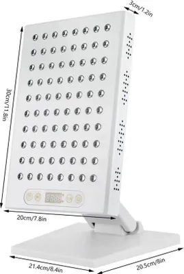Image de Lampe infrarouge avec 80 LED pour la luminothérapie - 55,5 watts - Lumière rouge pour le corps et les muscles