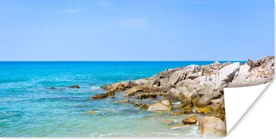 Produktbild von MuchoWow® Poster Strand - Meer - Tropisch - Sommer 120x60 cm - Bild