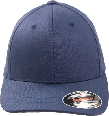 Produktbild von Flexfit Cap Wooly Combed Navy Gr. L/XL Classic Baseball Kappe #KK177c