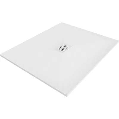 Zdjęcie produktu dla Mexen Hugo brodzik prostokątny SMC 130 x 100 cm, biały, maskownica biała - 42101013-W
